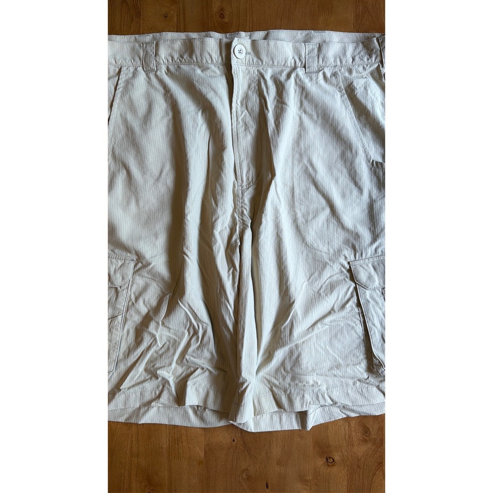 Under Armour Mens Tan Beige‎ Ripstop Cargo Shorts Tactical Hiking Size 38 40